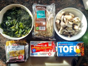 מצרכים למרק מיסו