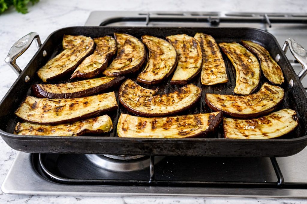 חציל על הפלנצ'ה