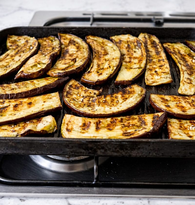 חציל על הפלנצ'ה