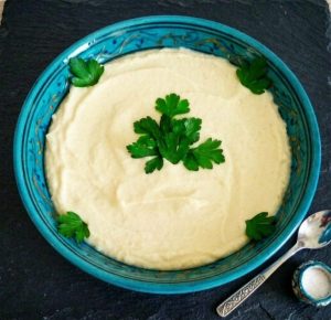 קרם חציל מוקצף