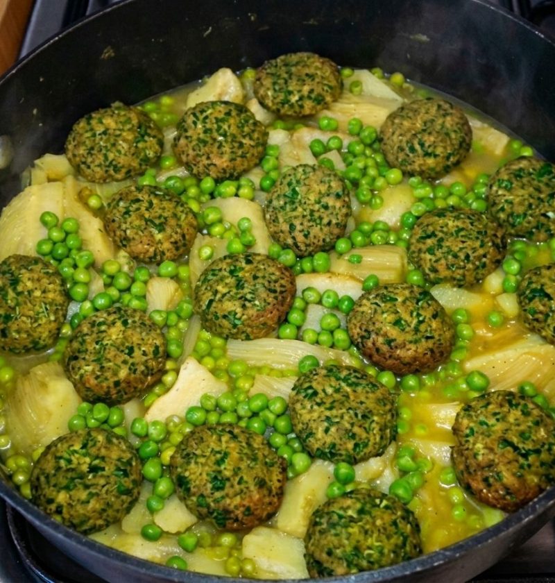 קציצות טופו ברוטב לימוני
