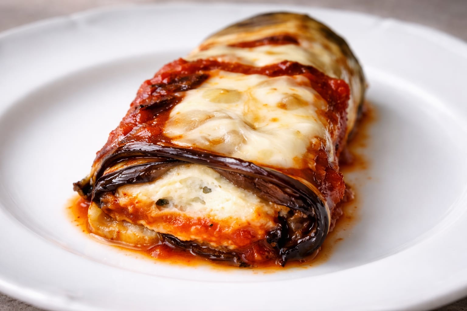 גלילות חצילים במילוי גבינות ברוטב עגבניות: המנה שתגנוב את ההצגה בשבועות (ובכלל!)