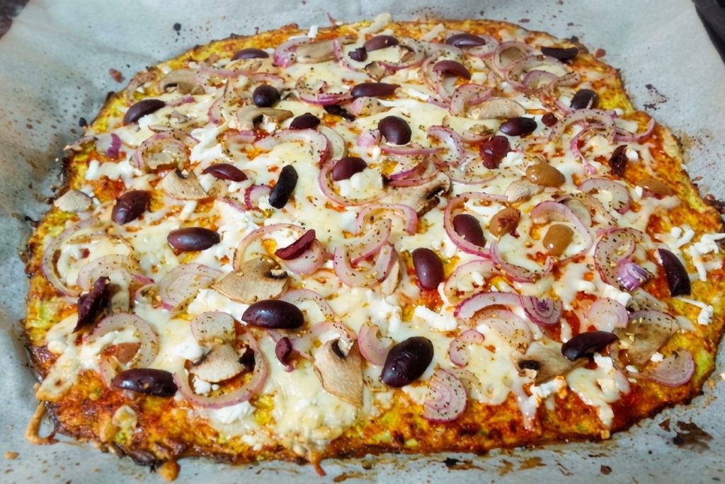 פיצה מבצק קישואים