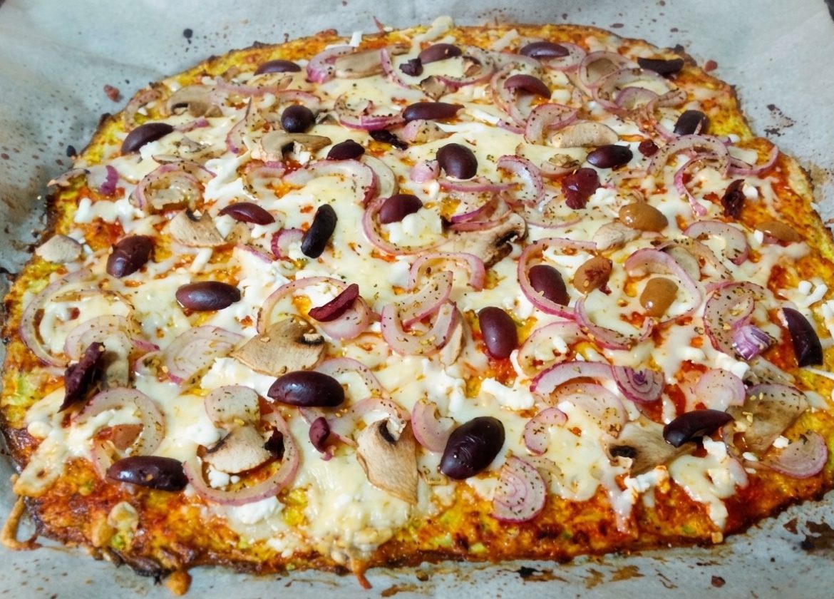 פיצה מבצק קישואים