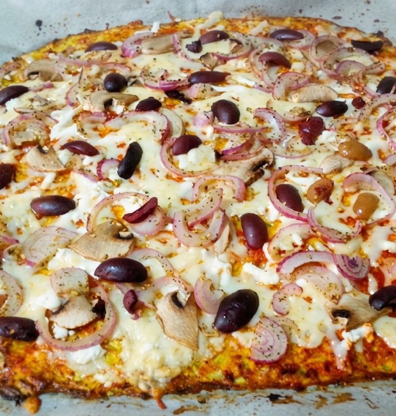 פיצה מבצק קישואים