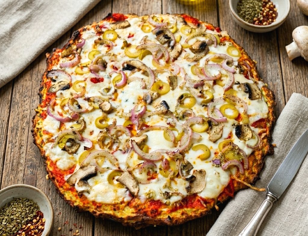 אם הייתי אומרת לכם שהבצק של הפיצה הזאת עשוי מכרובית – הייתם מאמינים???