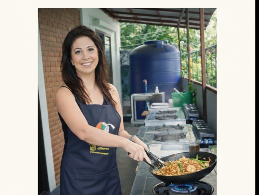 ורד בקורס בישול בתאילנד